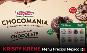 Precios Menú Krispy Kreme México 2024