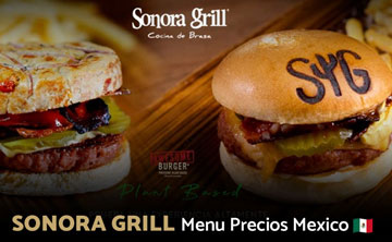 Precios Menú Sonora Grill México 2024