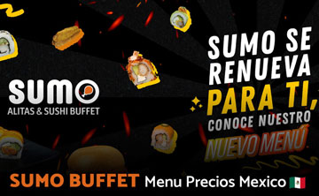 Precios Menú Sumo Buffet México 2024