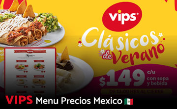 Vips Mexico Menu Price